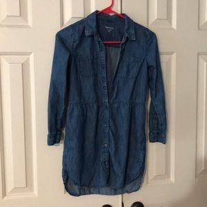 Denim dress - long sleeves
